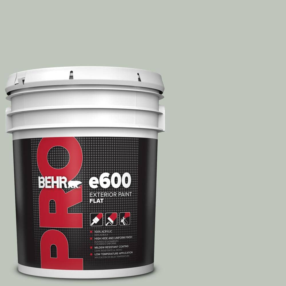 BEHR PRO 5 gal. #N410-3 Riverdale Exterior Flat Paint