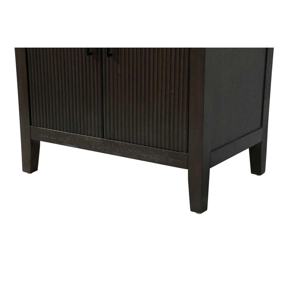 TIMELESS HOME 28 in. W x 18 in. D x 72 in. H Brown Freestanding Linen Cabinet (2)