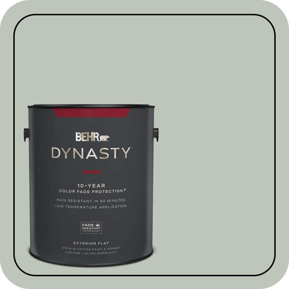 BEHR DYNASTY 1 gal. #N410-3 Riverdale Flat Exterior Stain-Blocking Paint & Primer