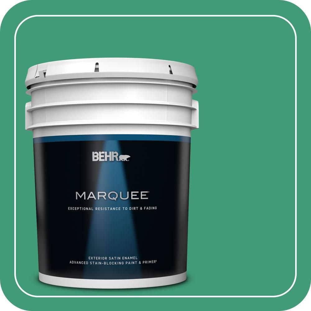 BEHR MARQUEE 5 gal. #MQ6-42 Dancing Jewel Satin Enamel Exterior Paint & Primer