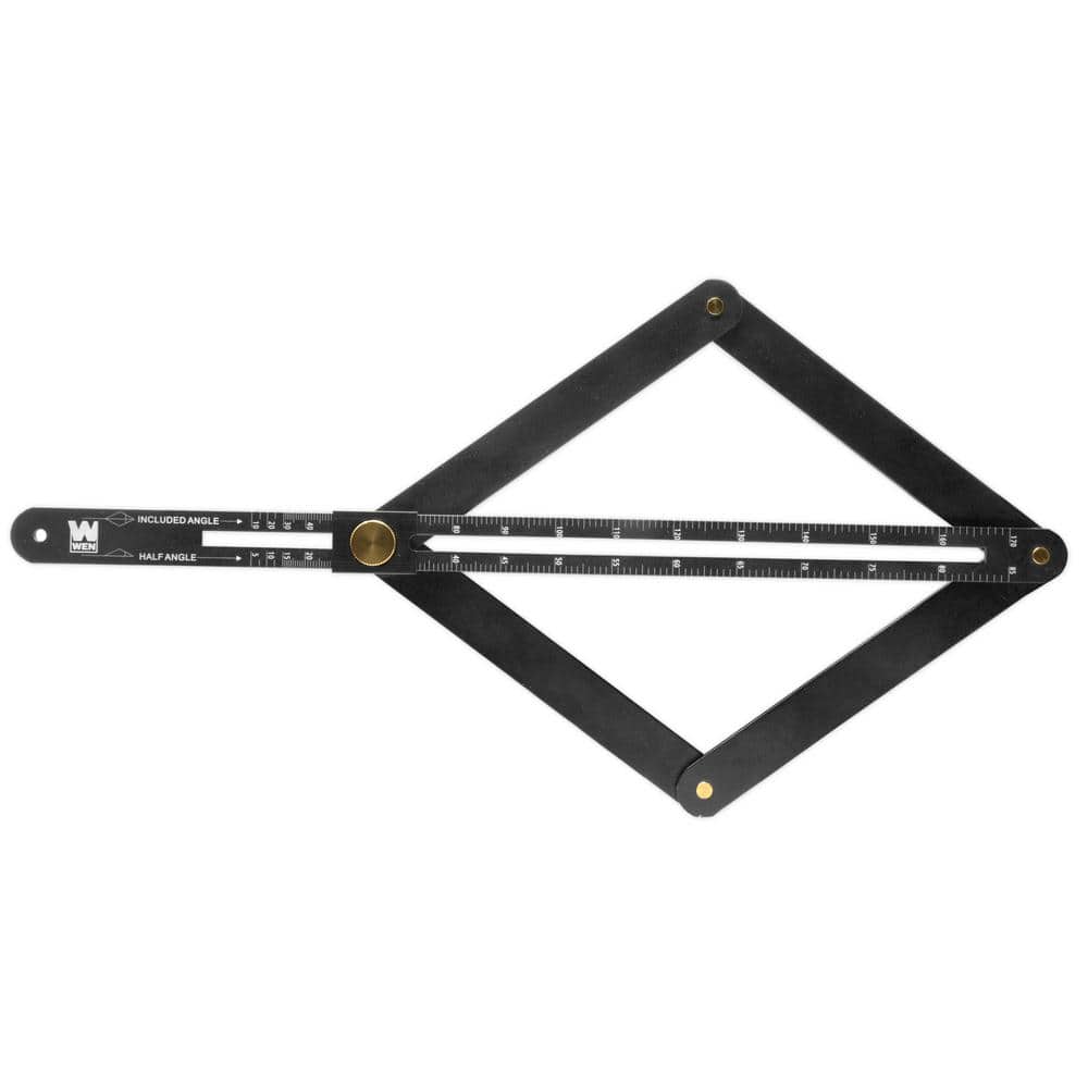 WEN 0.5 in. Aluminum Miter Saw Bevel Gauge and Corner Angle Finder for Wood-Working (3)