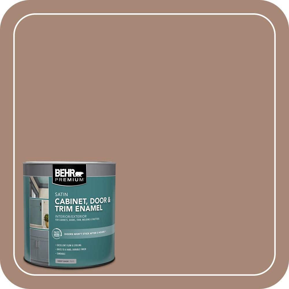 BEHR PREMIUM 1 qt. #PPU3-14 Tribal Pottery Satin Enamel Interior/Exterior Cabinet, Door & Trim Paint (1)