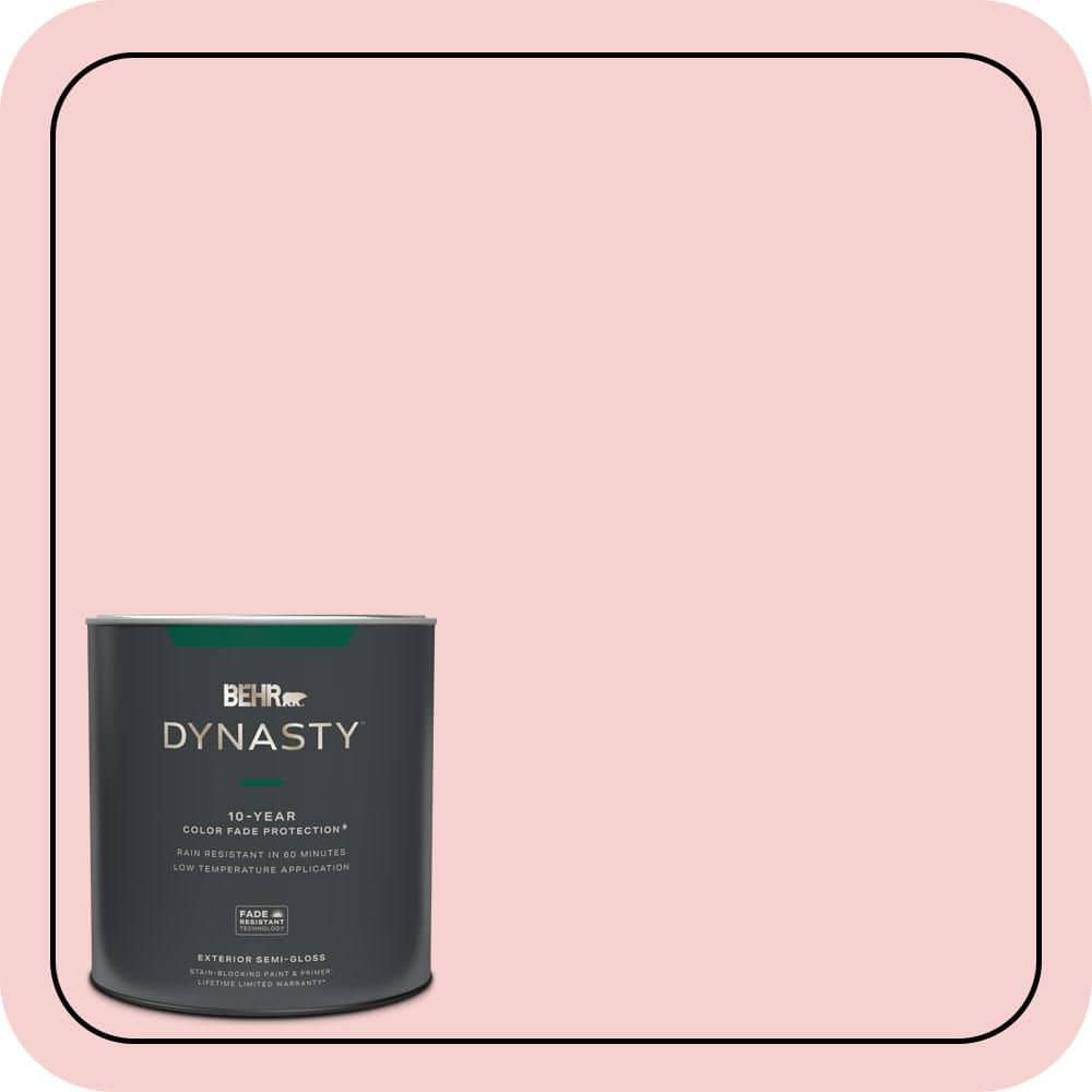 BEHR DYNASTY 1 qt. #P170-1A Pinky Promise Semi-Gloss Exterior Stain-Blocking Paint & Primer