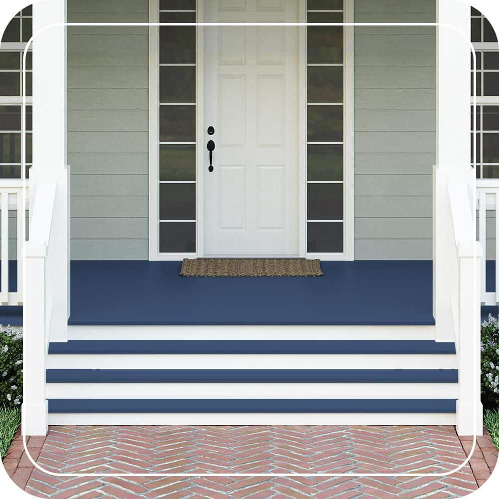 BEHR PREMIUM #600D-7 Textured Low-Lustre Enamel Interior/Exterior Porch and Patio Anti-Slip Floor Paint (2)