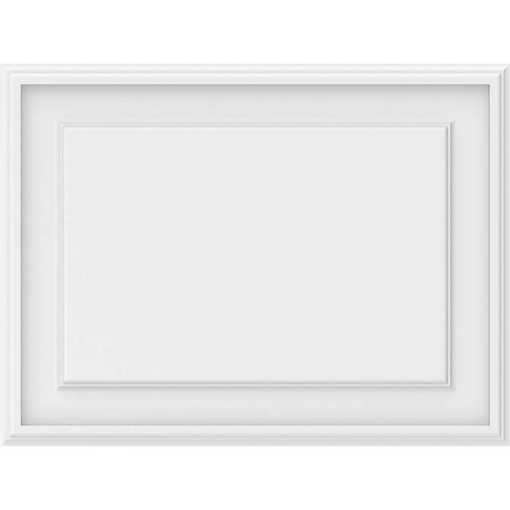 Ekena Millwork 32"W x 18"H x 5/8"P Legacy Raised Panel Decorative Wall Panel (2)