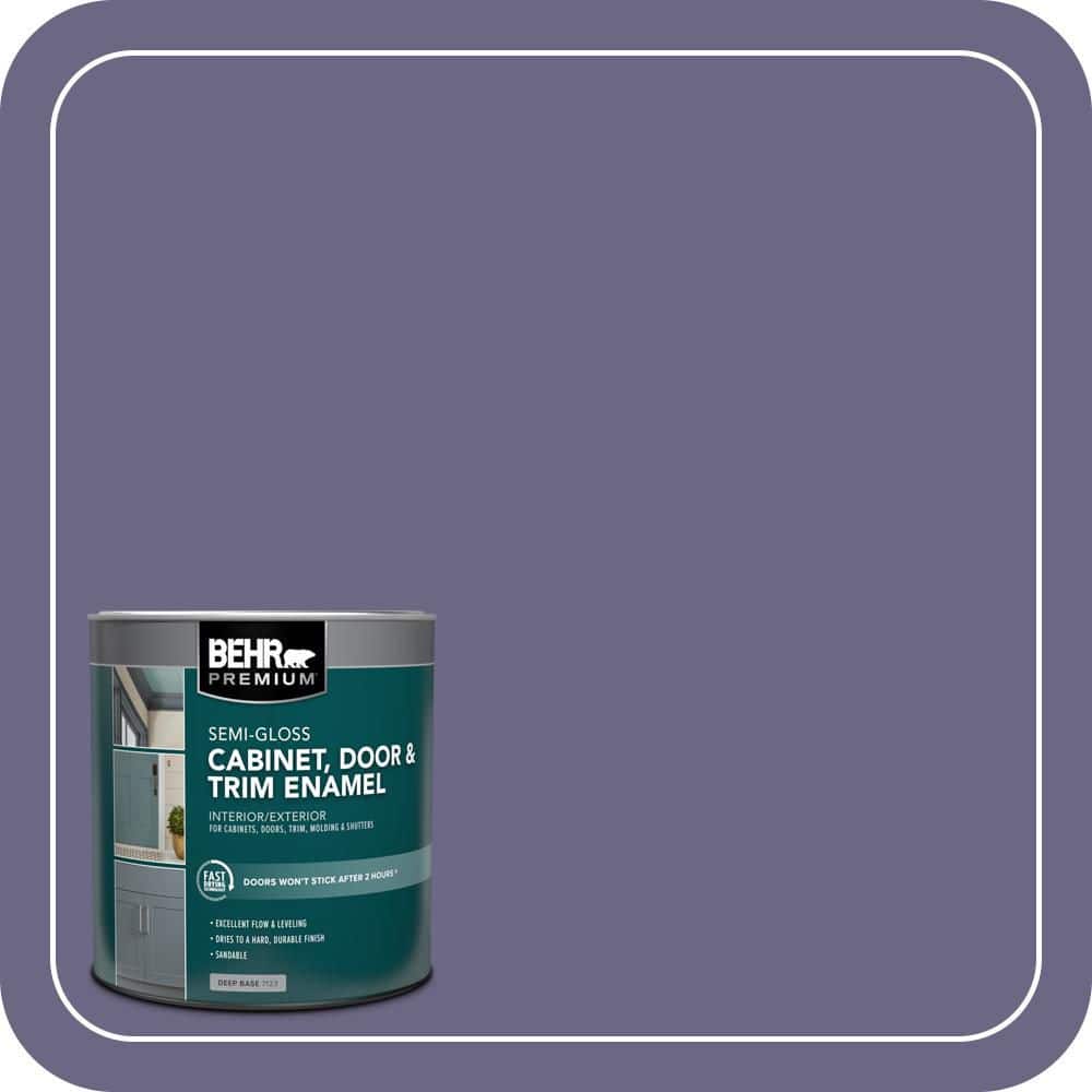 BEHR PREMIUM 1 qt. #PPU16-18 Hyacinth Arbor Semi-Gloss Enamel Interior/Exterior Cabinet, Door & Trim Paint