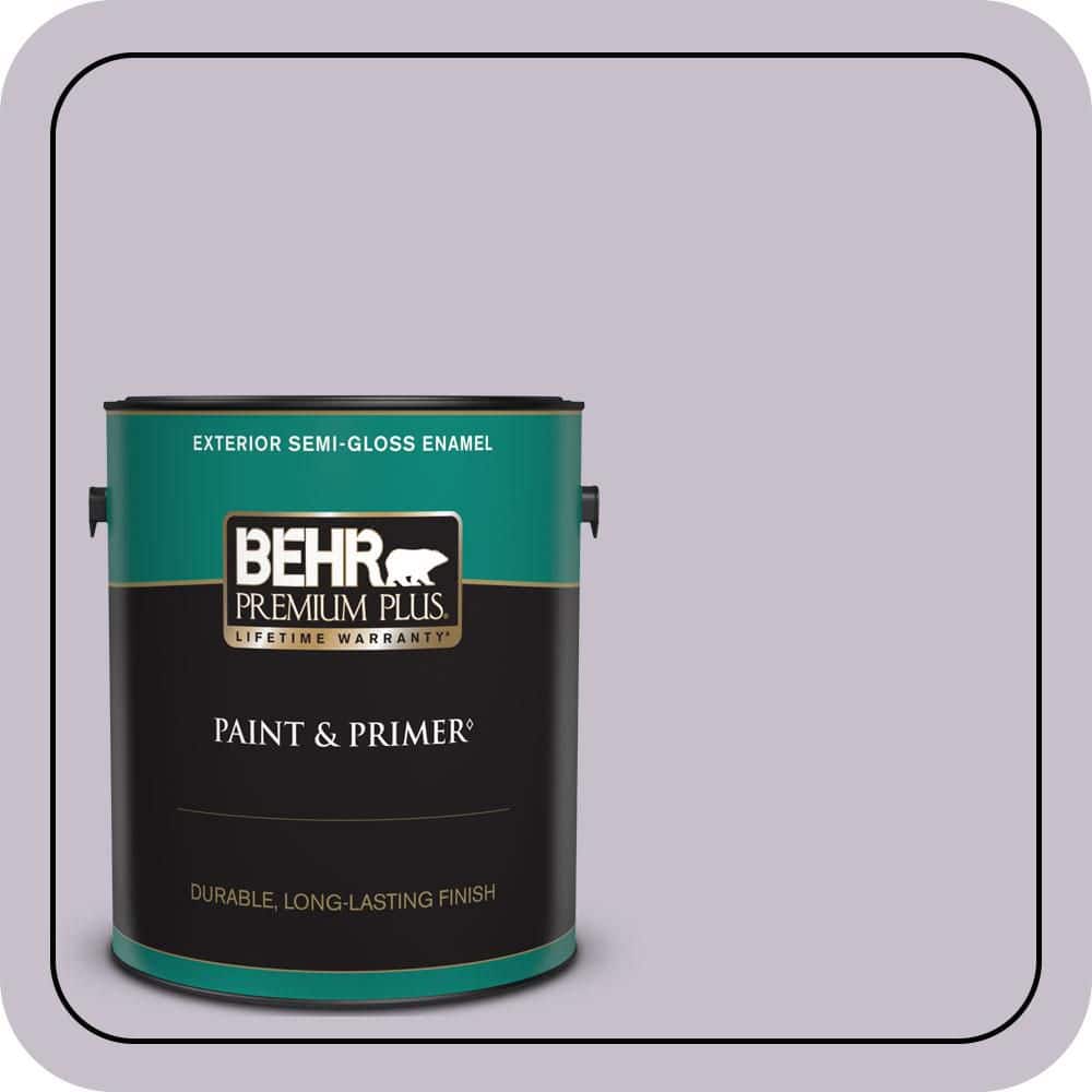 BEHR PREMIUM PLUS 1 gal. #660E-3 Foxgloves Semi-Gloss Enamel Exterior Paint & Primer