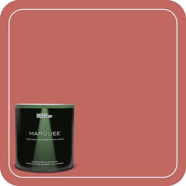 BEHR PREMIUM PLUS #HDC-CL-10 Tapestry Red Enamel Low Odor & Primer (4)