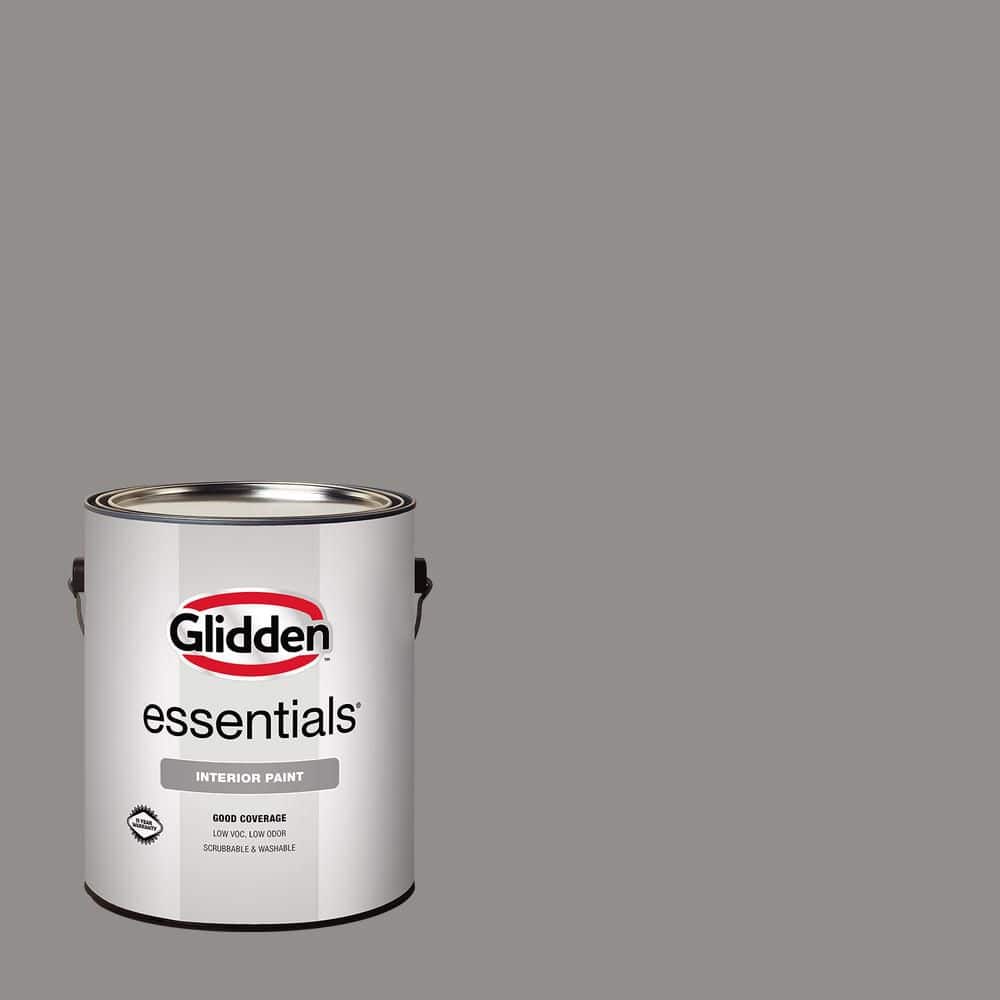 Glidden Essentials 1 gal. PPG1002-5 Antique Silver Semi-Gloss Interior Paint