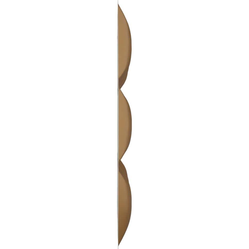 Ekena Millwork 19 5/8 in. x 19 5/8 in. Classic EnduraWall Decorative 3D Wall Panel, Gold (12-Pack for 32.04 Sq. Ft.) (3)