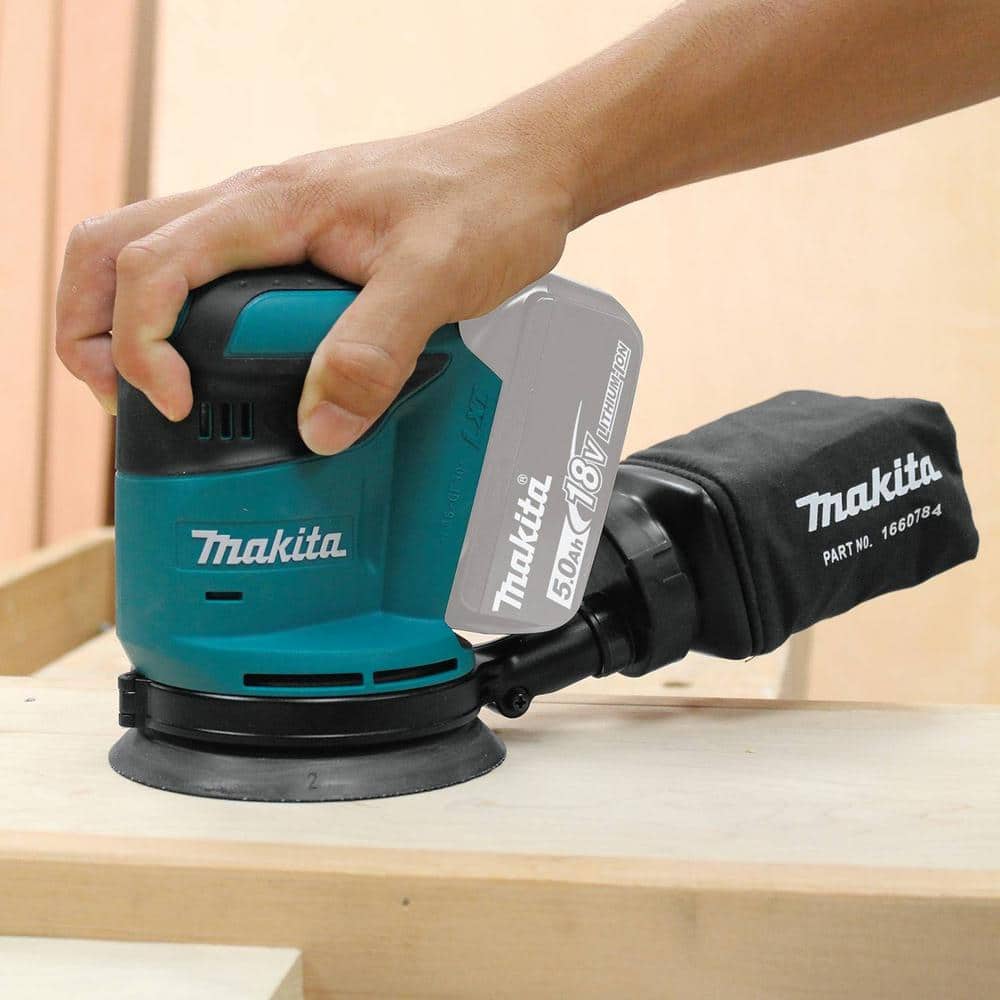 Makita 18V LXT Lithium-Ion Cordless 5 in. Variable Speed Random Orbit Sander (Tool-Only) (2)