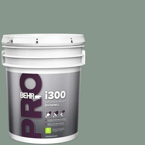 BEHR PRO 5 gal. #N420-4 Underground Gardens Eggshell Interior Paint (2)