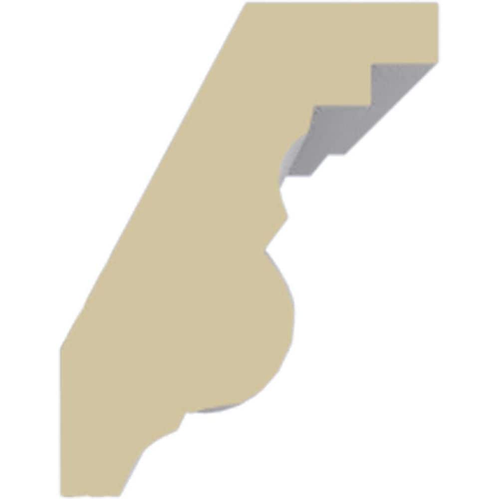 Ekena Millwork 1-5/8 in. x 2-1/8 in. x 94-1/2 in. Polyurethane Valeriano Crown Moulding (3)