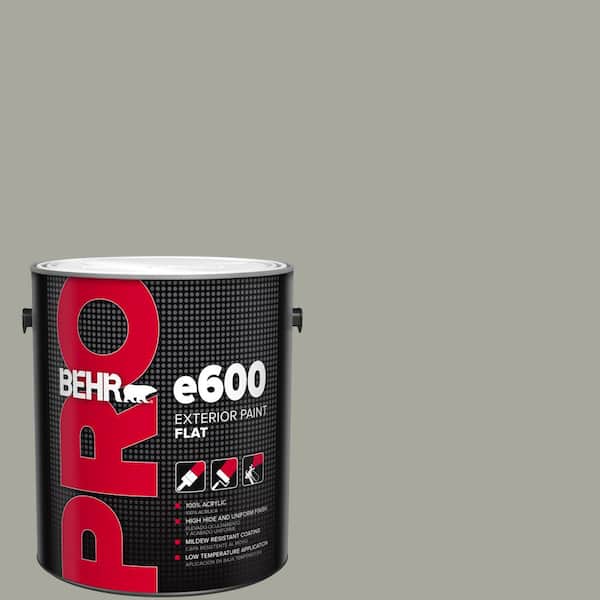 BEHR PRO 1 gal. #PPU25-05 Old Celadon Flat Paint (2)
