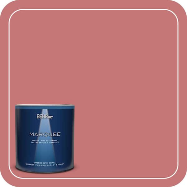 BEHR PREMIUM PLUS #150D-5 Deep Bloom Flat Interior/Exterior Paint & Primer Color Sample (4)