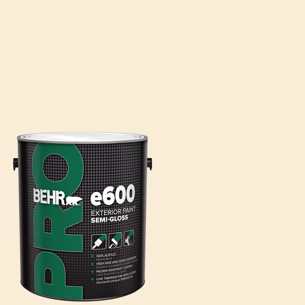 BEHR PRO 1 gal. #PPU6-09 Polished Pearl Semi-Gloss Acrylic Exterior Paint