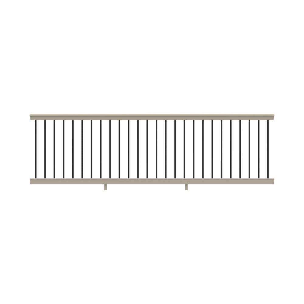 Barrette Outdoor Living Bella Premier Series 10 ft. x 36 in. Clay Vinyl Level Rail Kit with Aluminum Balusters (1)