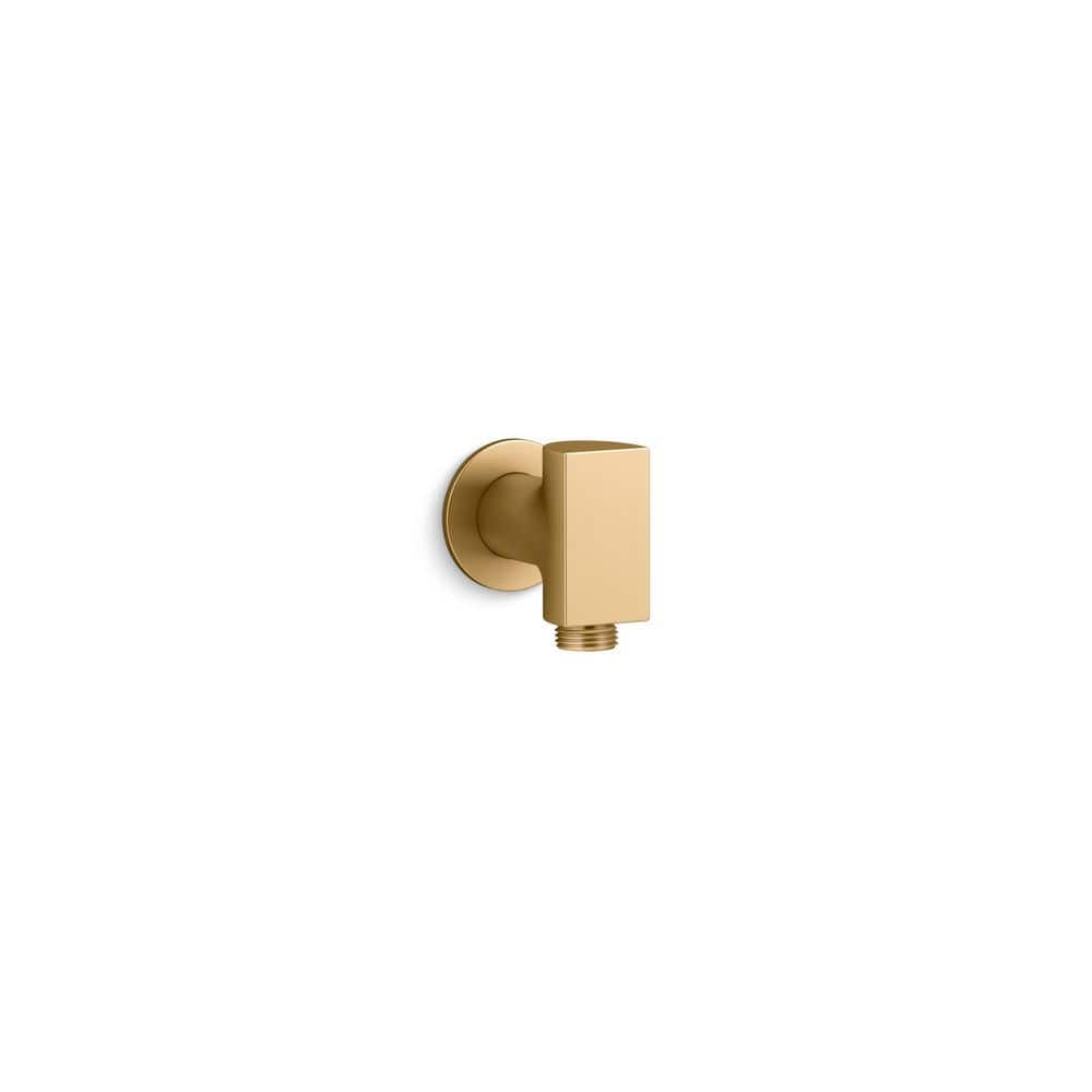 KOHLER Exhale Wall Mount Supply Elbow in Vibrant Brushed Moderne Brass (1)