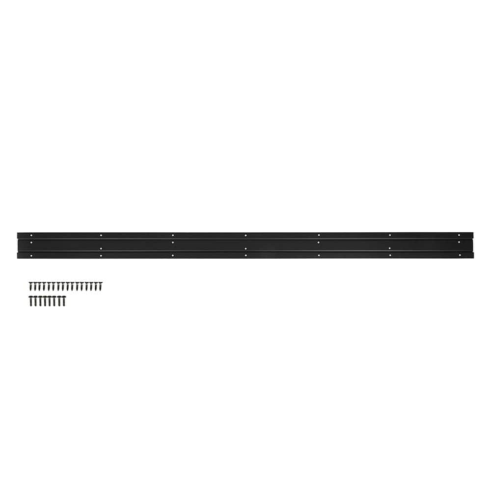 NewTechWood Allure 6 ft. Aluminum Drink Rail in Black (3)