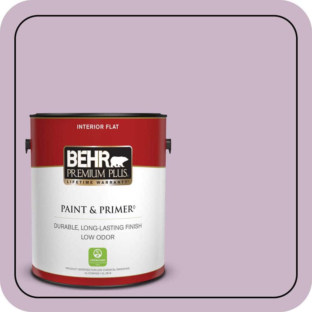 BEHR PREMIUM PLUS 1 gal. #670D-4 Ballad Flat Low Odor Interior Paint & Primer