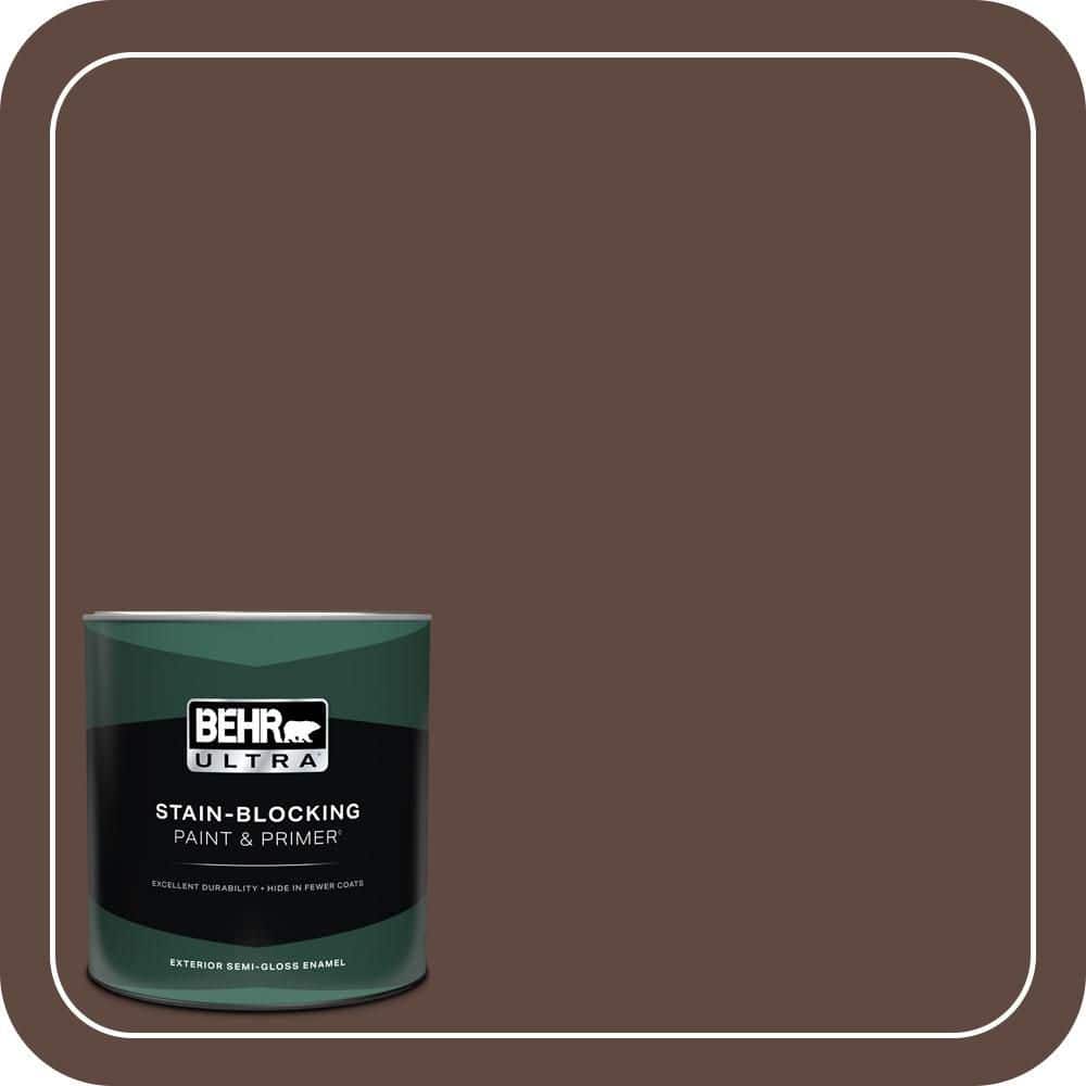 BEHR ULTRA 1 qt. #S-G-780 Spiceberry Semi-Gloss Enamel Exterior Paint & Primer