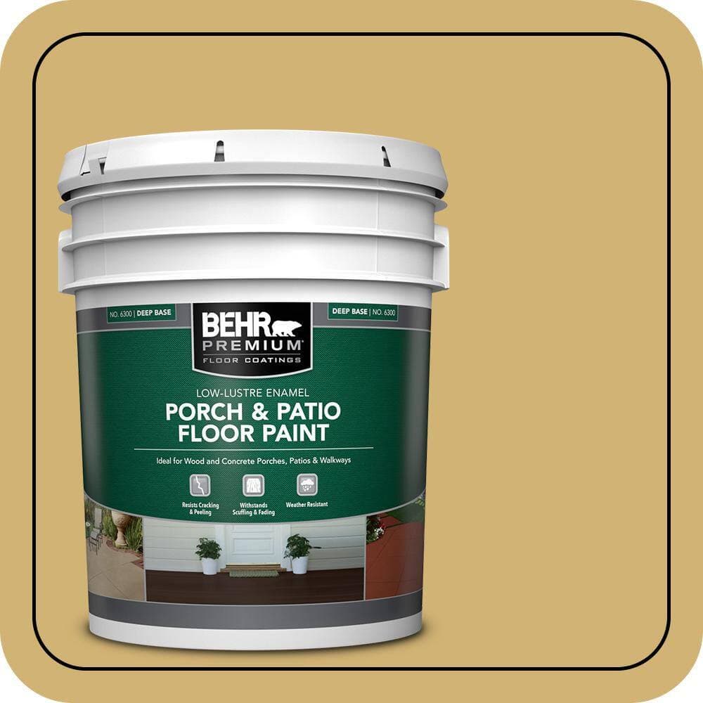 BEHR PREMIUM #M320-5 Low-Lustre Enamel Interior/Exterior Porch and Patio Floor Paint (1)