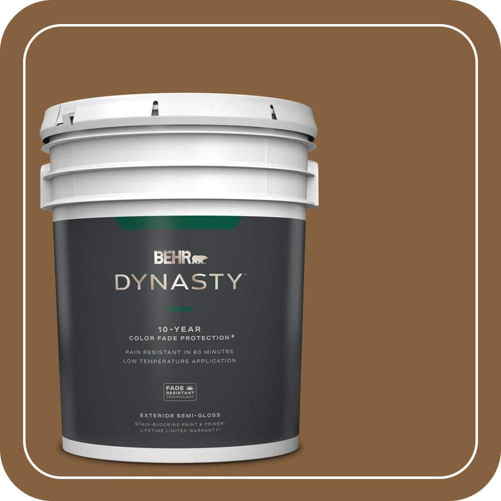 BEHR DYNASTY 5 gal. #PPU4-18 Spice Bazaar Semi-Gloss Exterior Stain-Blocking Paint & Primer