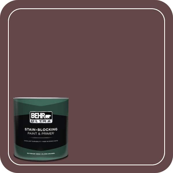 BEHR PREMIUM PLUS #120F-7 Plum Raisin Enamel Low Odor & Primer (2)
