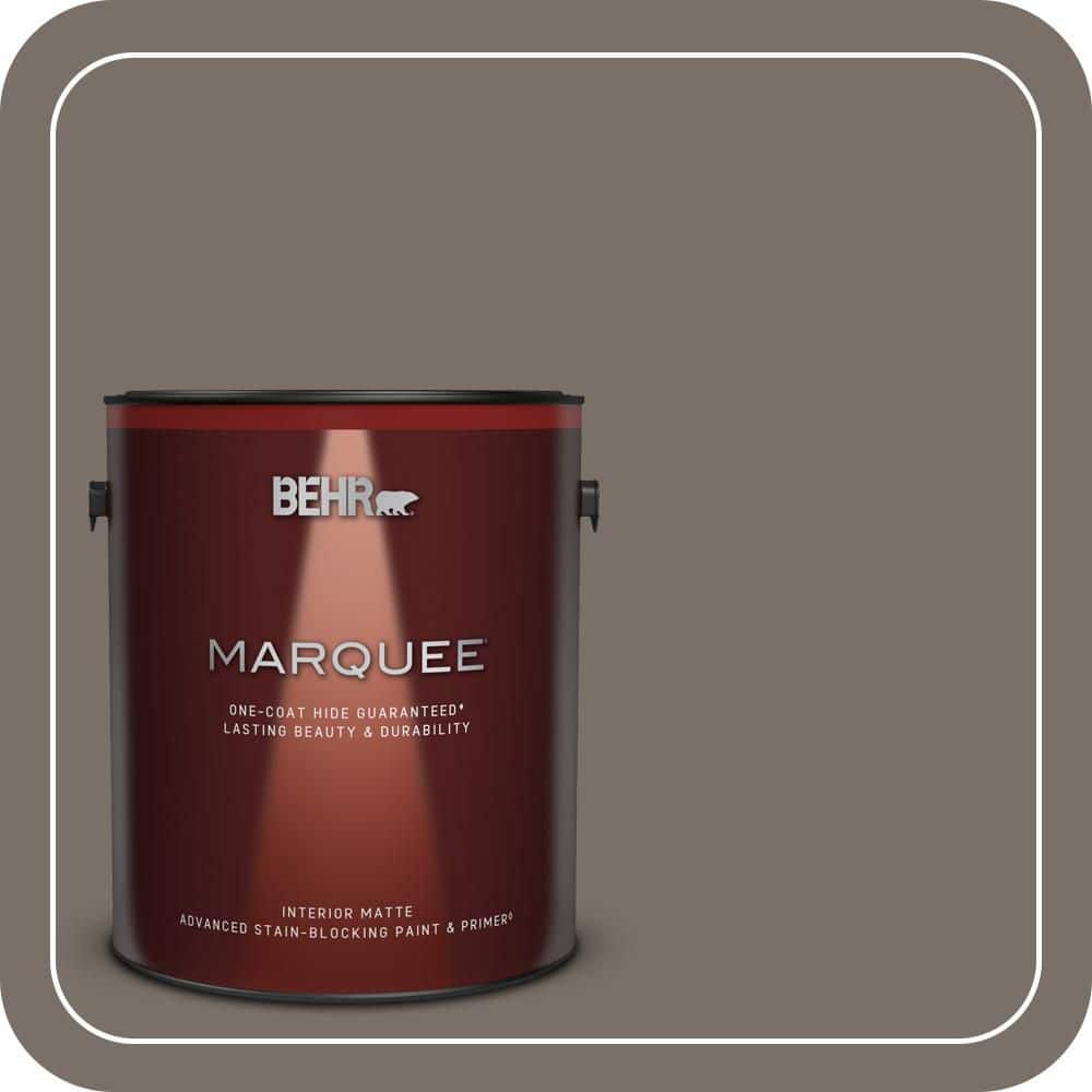 BEHR MARQUEE 1 gal. #N200-6 Kindling One-Coat Hide Matte Interior Paint & Primer (1)