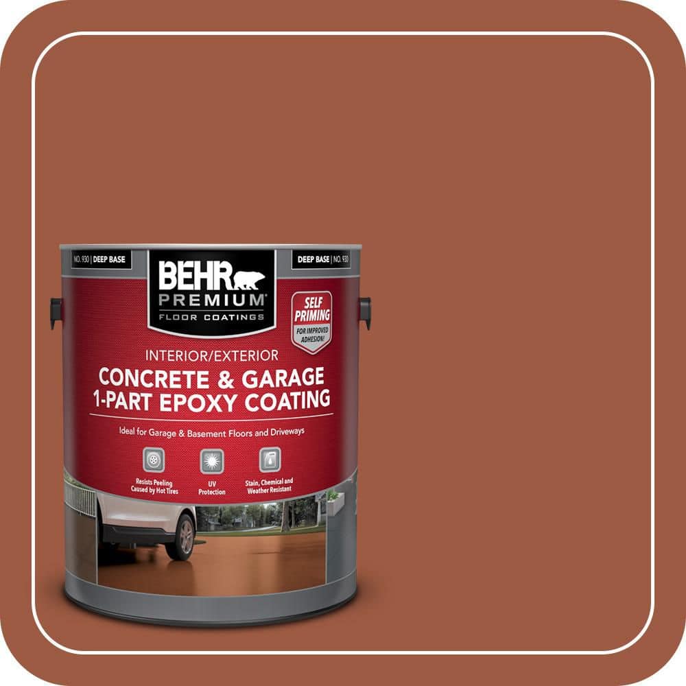 BEHR PREMIUM #RP-25D Self-Priming 1-Part Epoxy Satin Interior/Exterior Concrete and Garage Floor Paint (1)