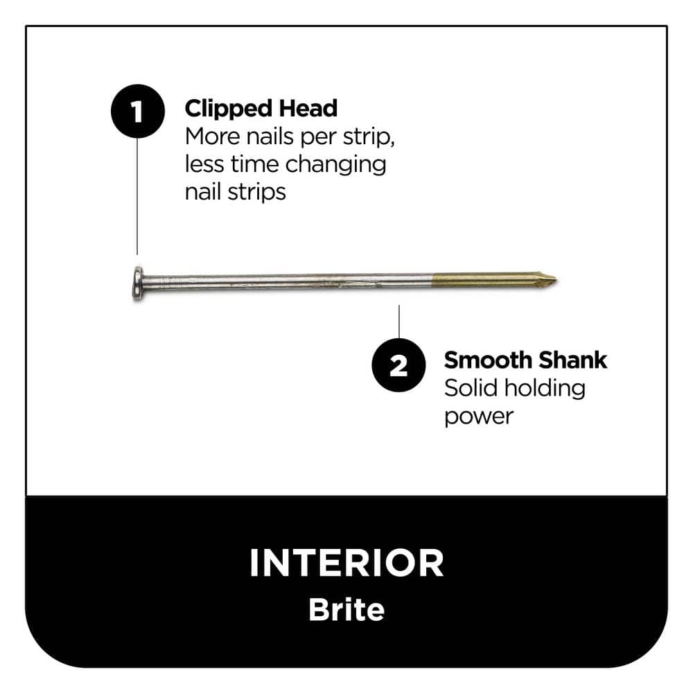 PRO-FIT 3-1/2 in. x 0.131 30° Bright Finish Smooth Shank Paper Tape Framing Nails (2500-Per Box) (3)