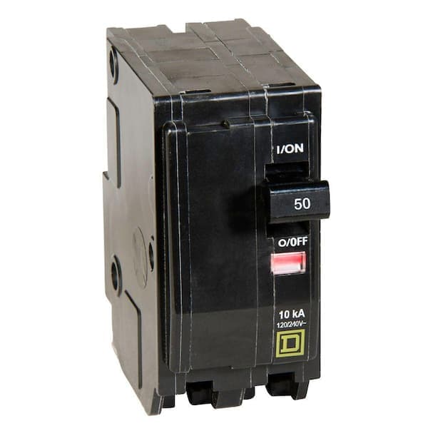 Square D QO 50-Amp 2-Pole Circuit Breaker (QO250CP) (2)