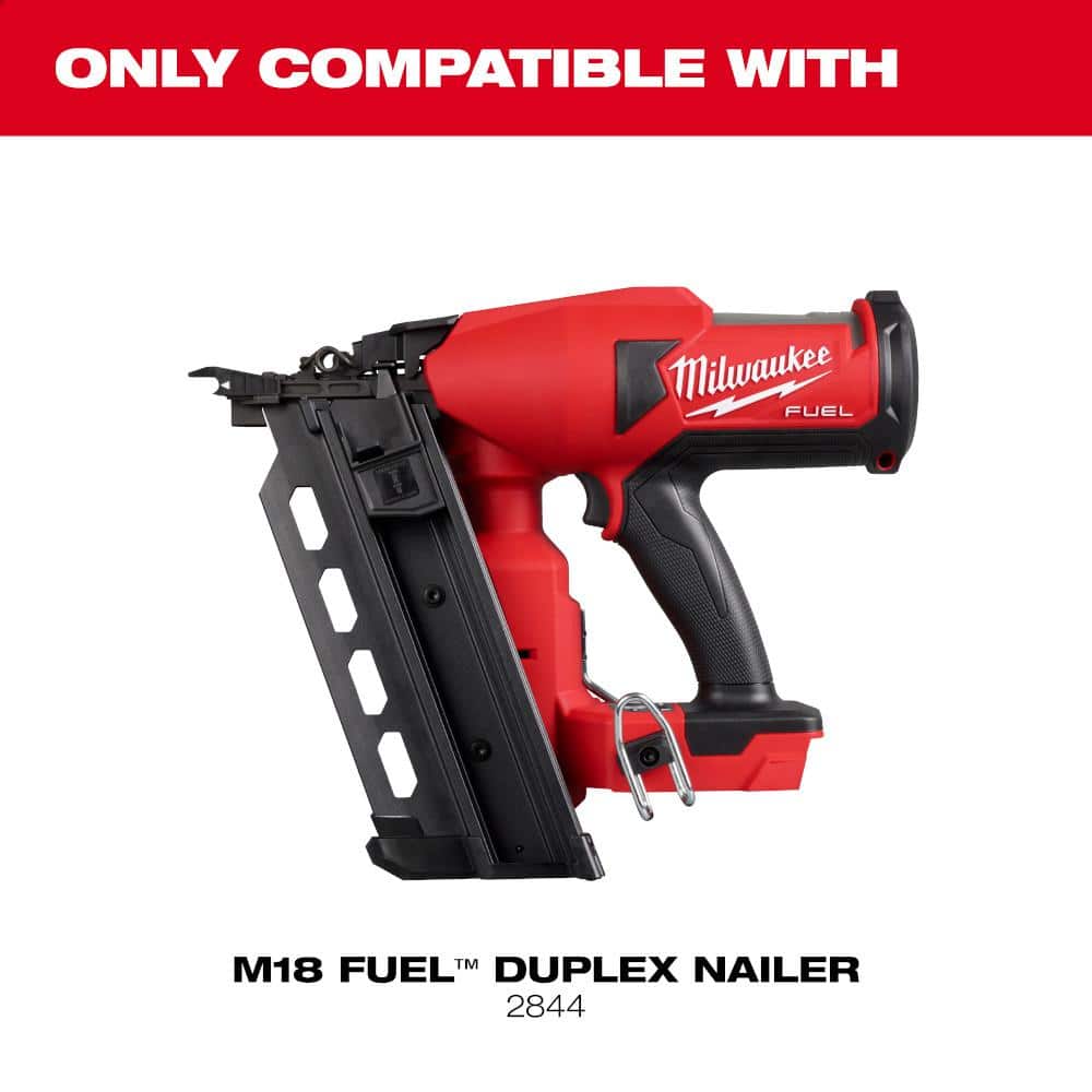 Milwaukee 16D .131 in. Collated 21-Degree Duplex Nails for M18 FUEL Duplex Nailer (2)