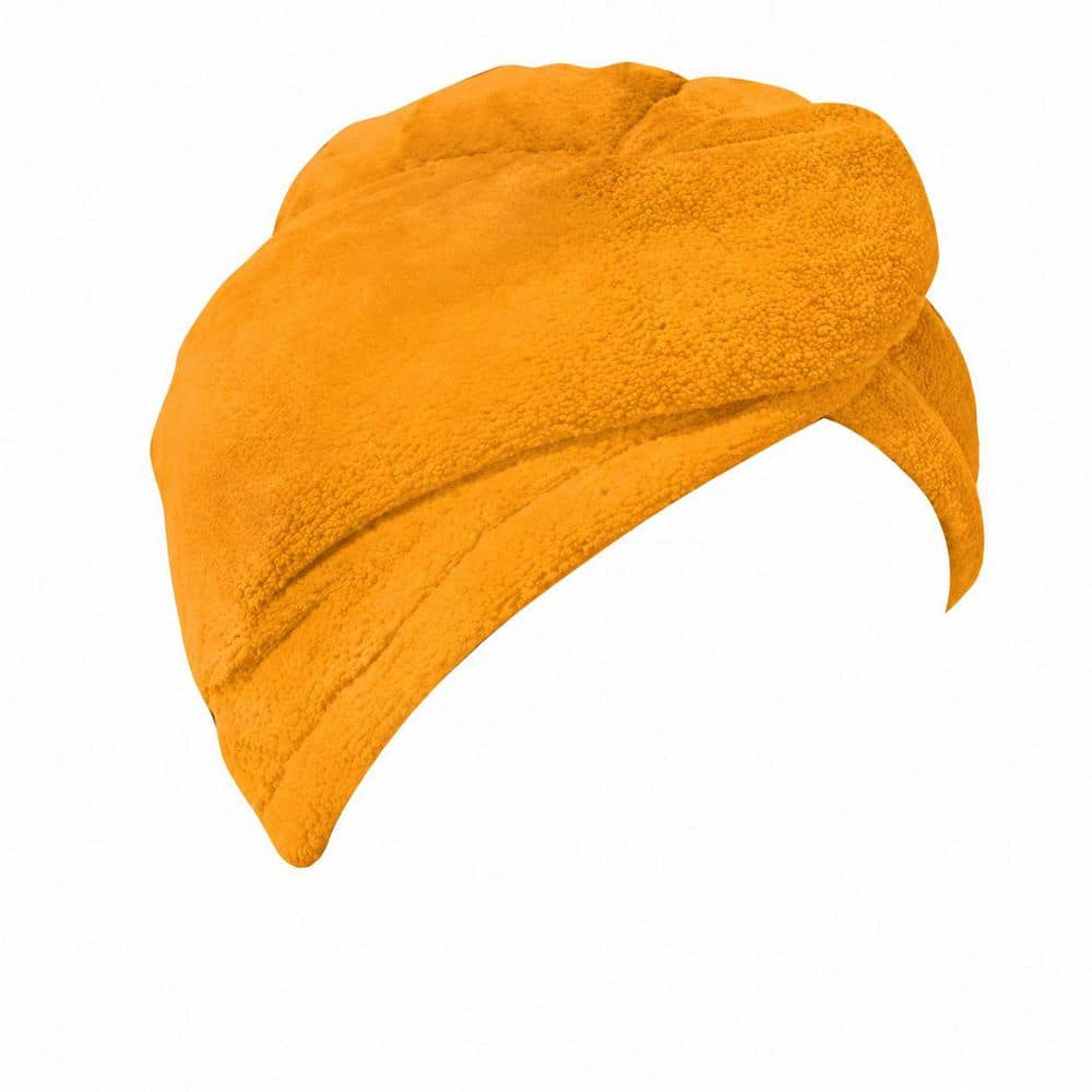LAIFUCAM Warm White Hair Drying Towel Wrap Microfiber Turban Bath Accessory for Women Wet Hair Sturdy Easy to Use 1 Piece