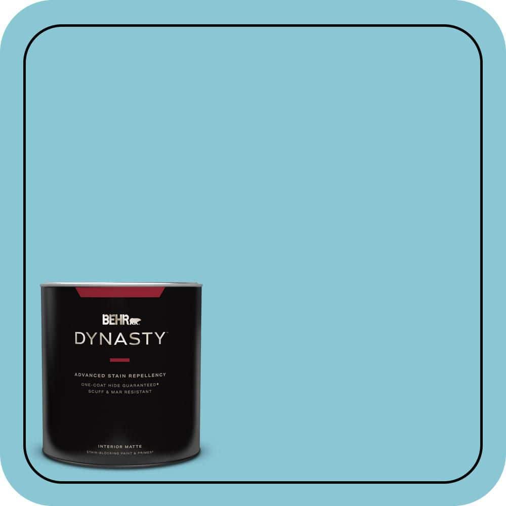 BEHR DYNASTY 1 qt. #530D-4 Maiden Voyage Matte Interior Stain-Blocking Paint and Primer
