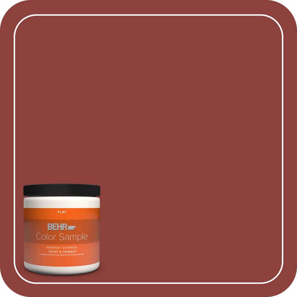 BEHR PREMIUM PLUS 8 oz. #PPU2-03 Allure Flat Interior/Exterior Paint & Primer Color Sample