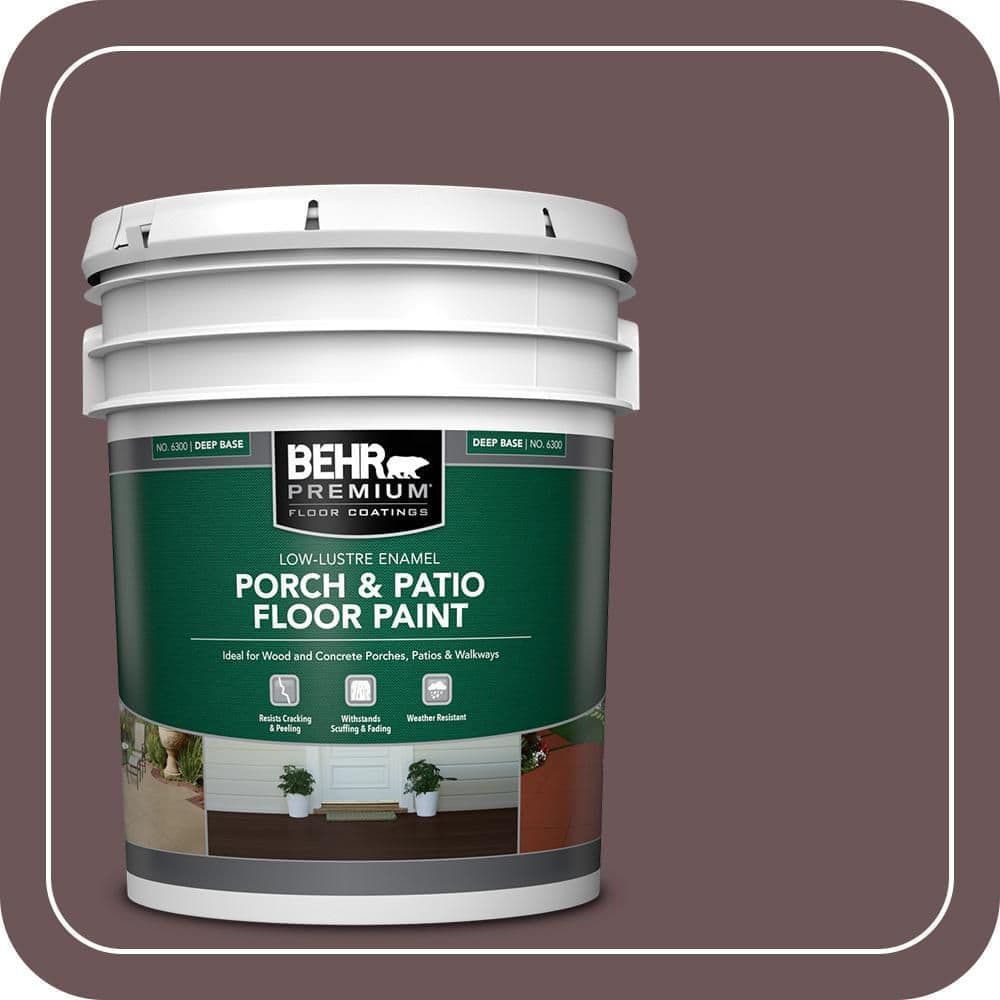 BEHR PREMIUM #N120-7 Textured Low-Lustre Enamel Interior/Exterior Porch and Patio Anti-Slip Floor Paint (1)