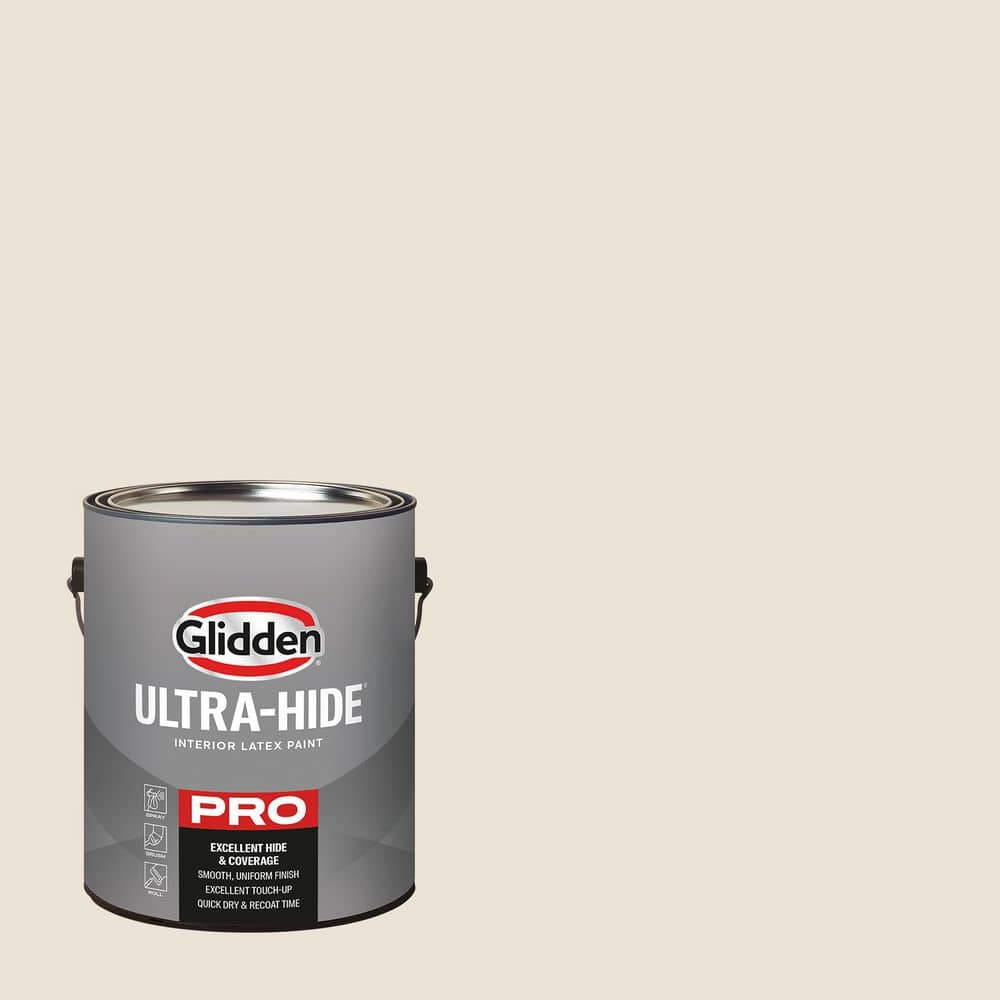 Glidden Ultra-Hide 1 gal. PPG14-15 French Cream Eggshell Interior Paint