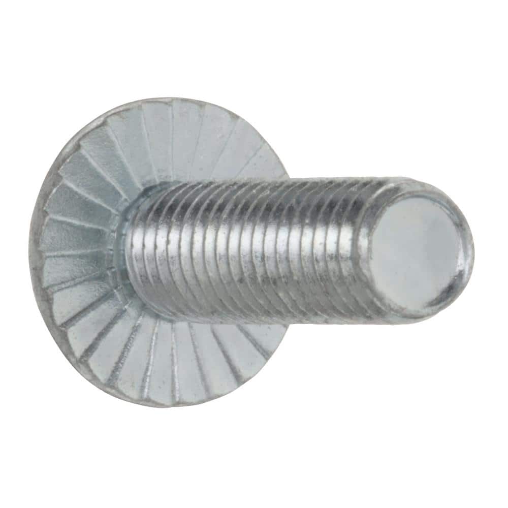 Everbilt M8-1.25 x 25 mm Zinc-Plated Steel Flange Bolt (2 per Bag) (3)