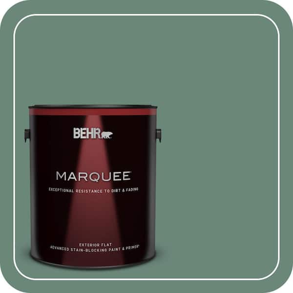 BEHR MARQUEE 1 gal. #S420-5 Sycamore Grove Flat Exterior Paint & Primer (2)