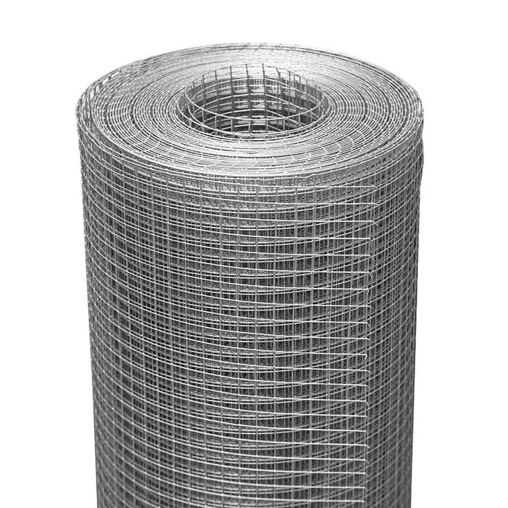 Laybus 1/2 in. x 3 ft. x 50 ft. Hardware Cloth, Hot-Dip Galvanized After Welding, Galvanized Wire Mesh Roll, Chicken Fencing (1)