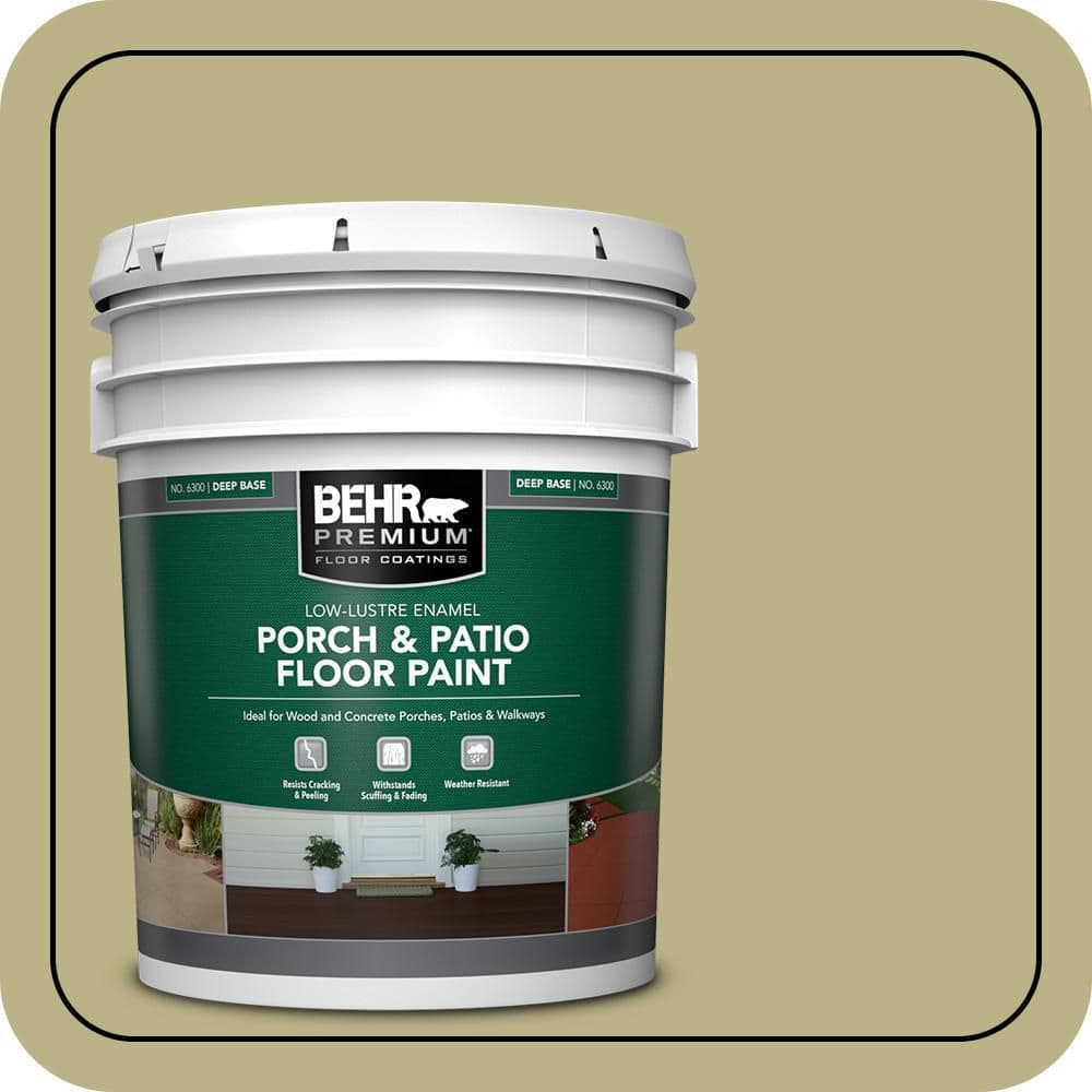 BEHR PREMIUM #390F-5 Textured Low-Lustre Enamel Interior/Exterior Porch and Patio Anti-Slip Floor Paint (1)