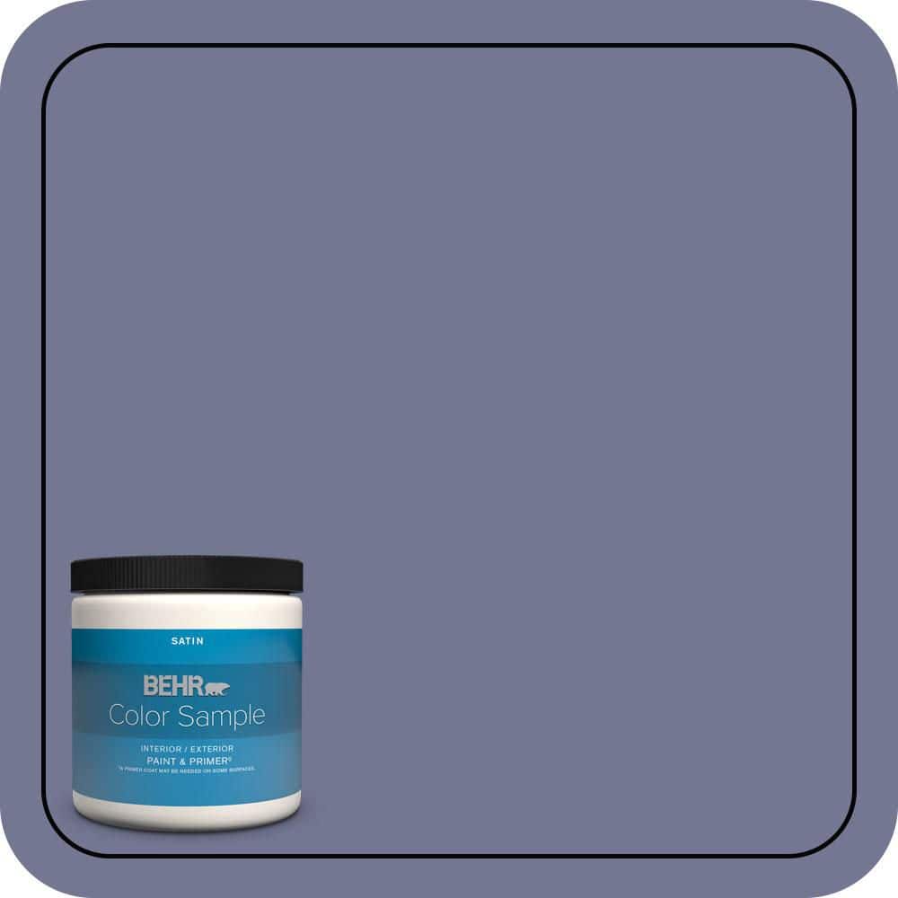 BEHR PREMIUM PLUS #S560-5 Royal Fortune Enamel Interior/Exterior Paint & Primer Color Sample (1)
