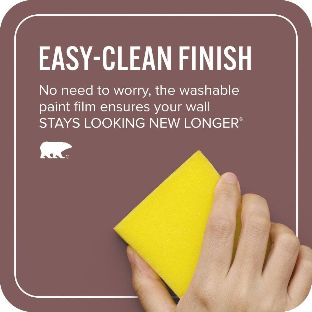 BEHR ULTRA 1 gal. #140F-6 Book Binder Extra Durable Satin Enamel Interior Paint & Primer (4)