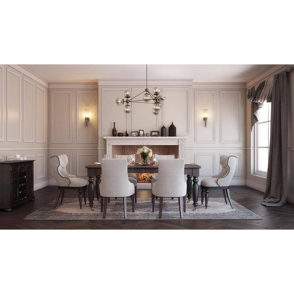 Ornamental Mouldings 1/2 in. x 5-1/4 in. x 96 in. Hardwood White Unfinished Rondele Crown Moulding (2)