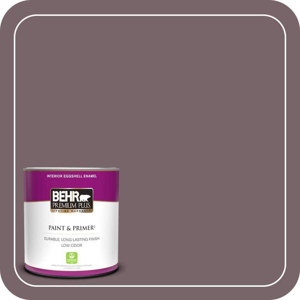 BEHR PREMIUM PLUS #100F-6 Plum Shade Enamel Interior/Exterior Paint & Primer Color Sample (1)