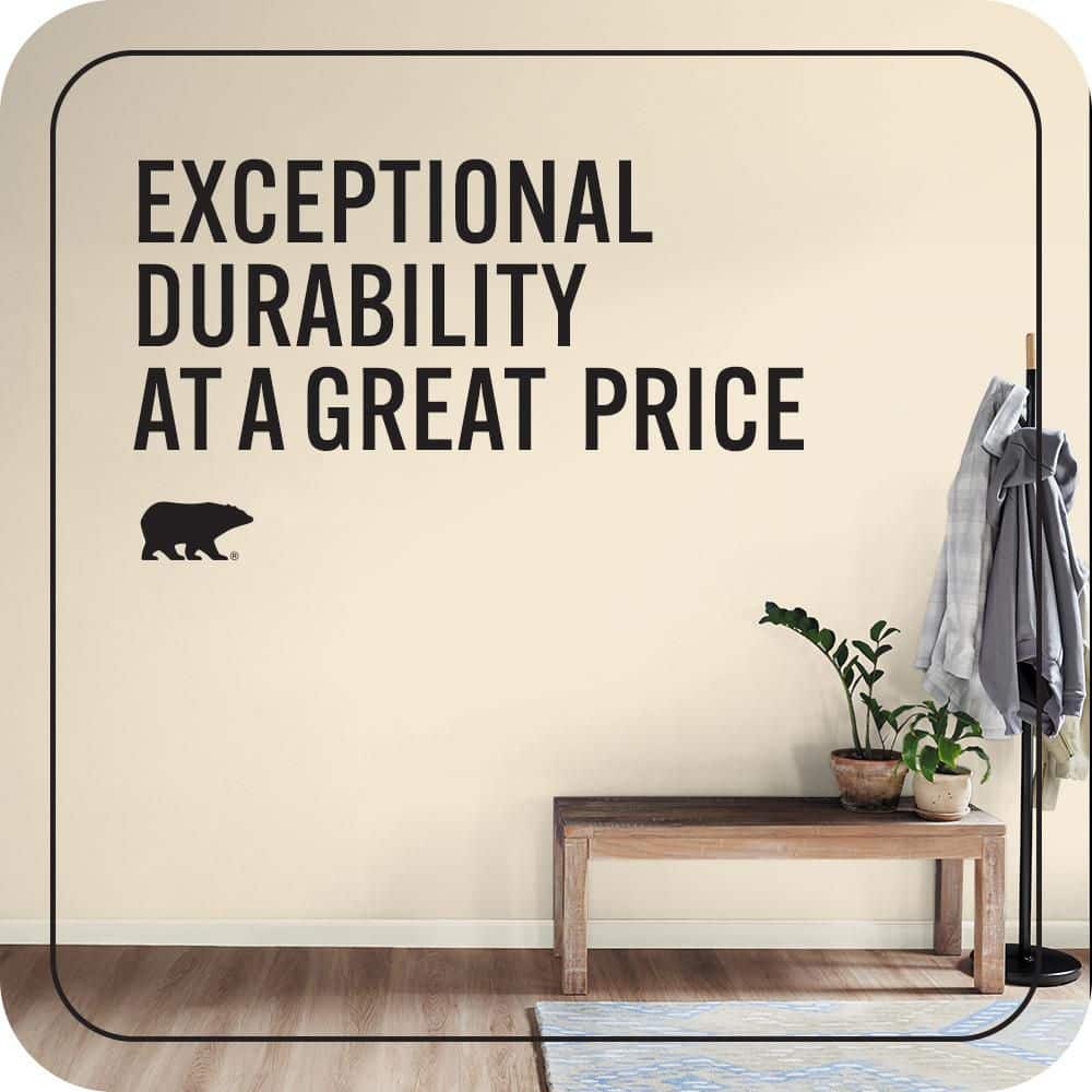 BEHR PREMIUM PLUS Home Decorators #HDC-NT-11A Warm Marshmallow Enamel EcoMix Plant-Based & Primer (4)