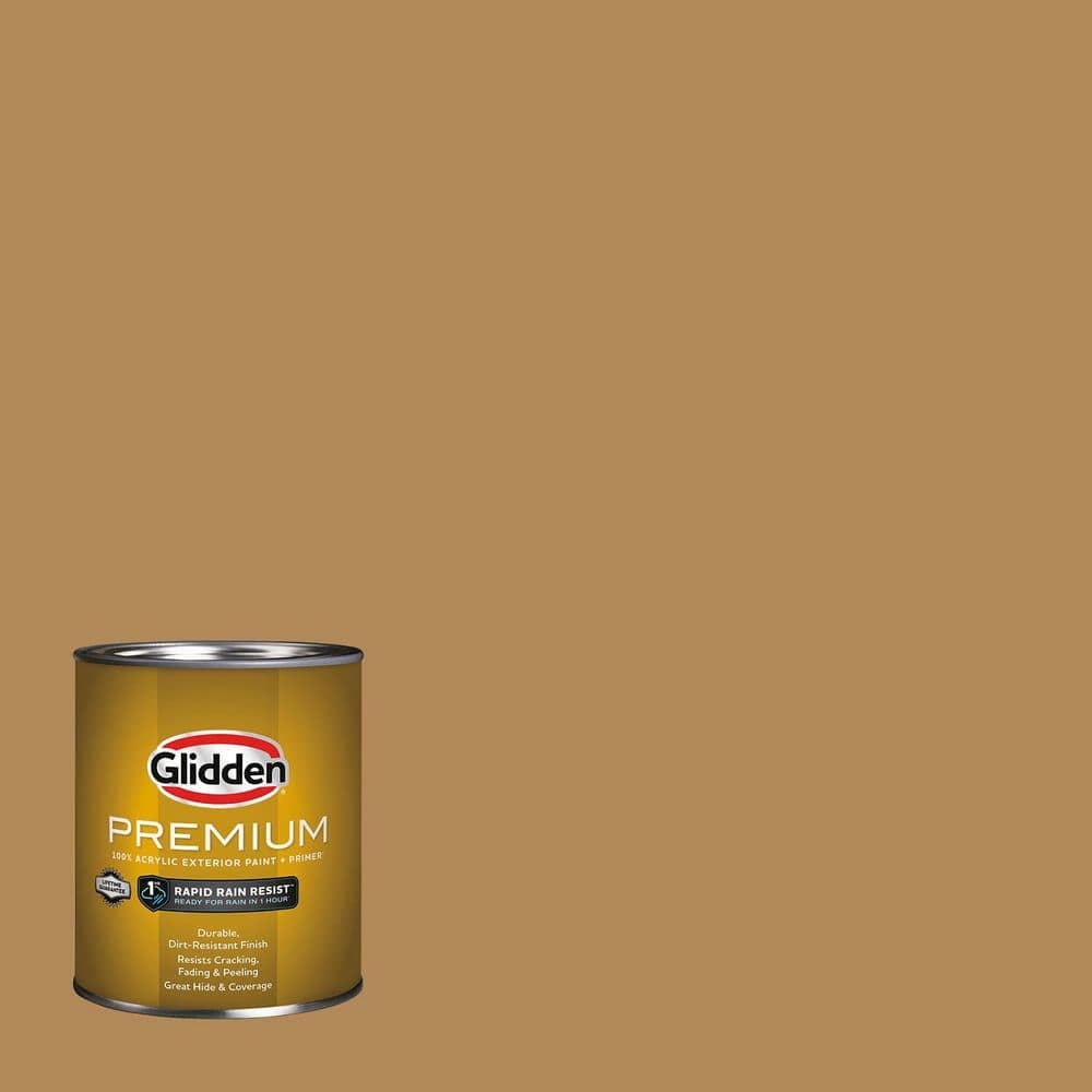 Glidden Premium 1 qt. PPG1090-6 Allegro Flat Exterior Latex Paint