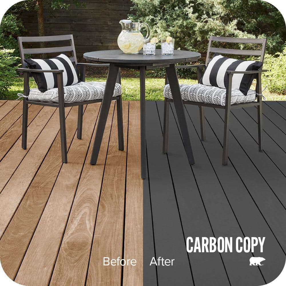 BEHR PREMIUM #PPU25-01 Color Waterproofing Exterior Wood Stain and Sealer (2)