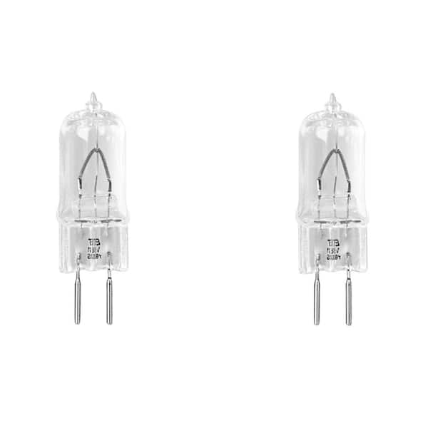 Feit Electric 35-Watt T4 Dimmable GY6. 35 Halogen 2700K (2-Pack) Bright White BI-Pin Base Decorative Light Bulb